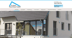 Desktop Screenshot of exclusiv-massivhaus.de